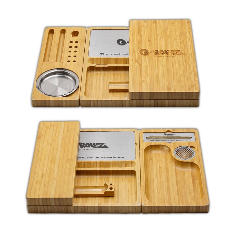 GRollz 3-Piece Deluxe Bamboo Tray - Δίσκος GR03211A 