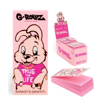 GRollz Banksy's Graffiti 'Thug for Life' pink τζιβάνες BG1902C-DIS