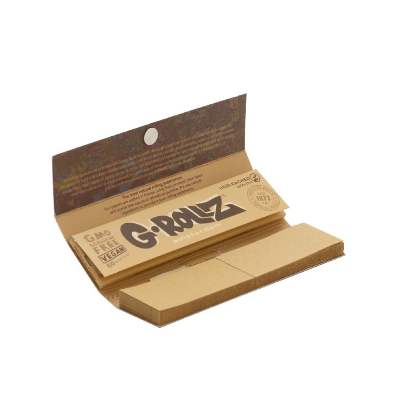 GRollz 'Torch Boy' unbleached KS slim χαρτάκια + τζιβάνες BG30H-DIS 