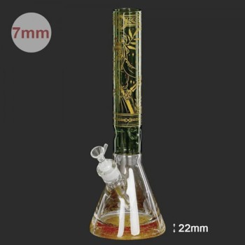 Amsterdam limited edition Golden Knight Beakers γυάλινο bong xms0934a