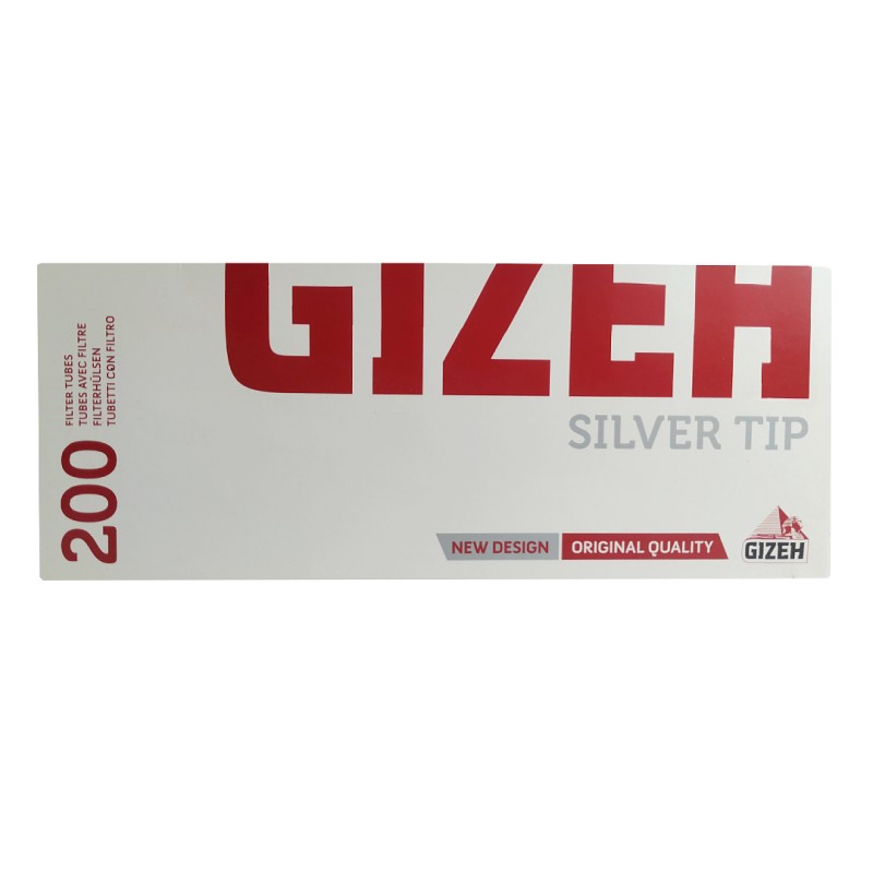 Gizeh άδεια τσιγάρα silver tip 200s