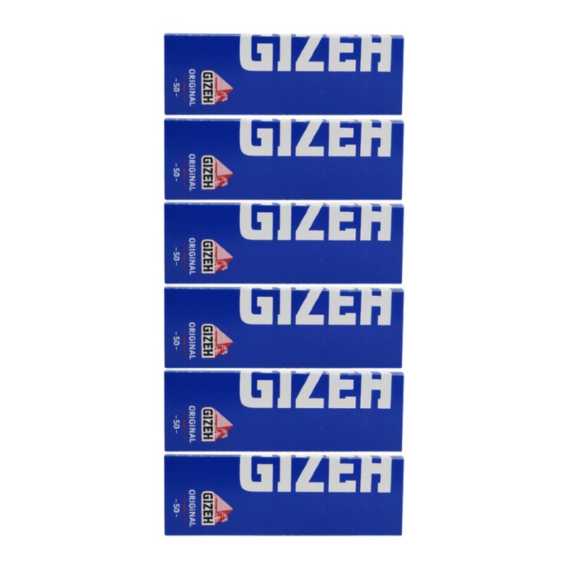 5x Gizeh original μπλε χαρτάκια 