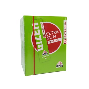 3x Gizeh 66 super fine extra slim λαχανί χαρτάκια