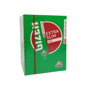 3x Gizeh 66 fine extra slim πράσινα χαρτάκια