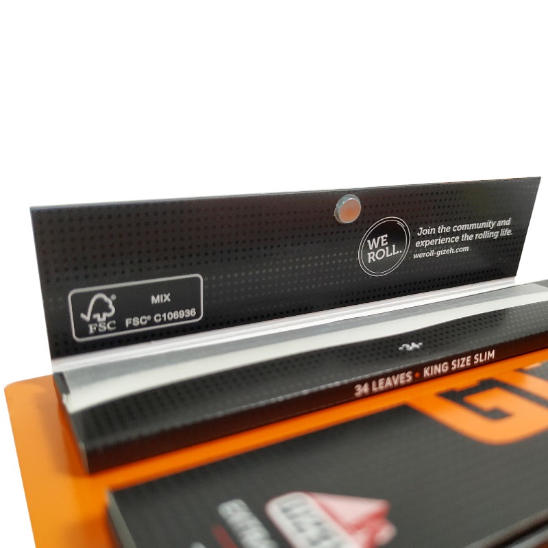 2x Gizeh slim king size μεγάλα χαρτάκια