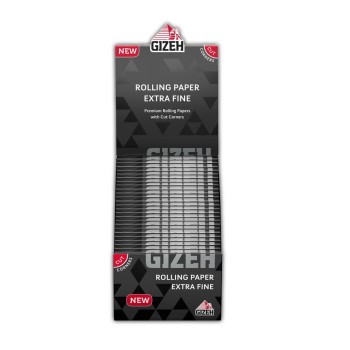 4x Gizeh black extra fine  