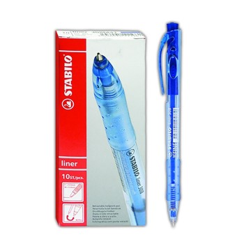 Stabilo στυλό κουμπί ballpoint μπλε 1,0mm