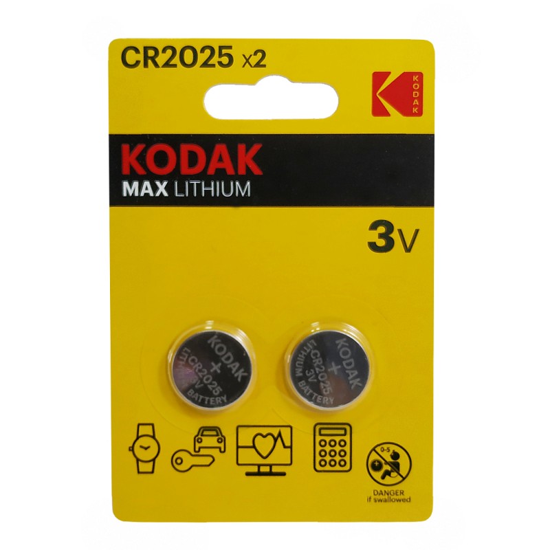 Kodak CR2025 3V Max μπαταρίες λιθίου κουμπιά  