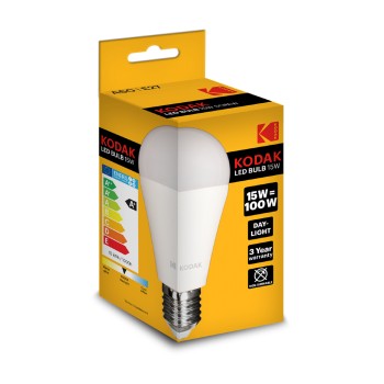 Kodak A60|E27 λάμπα led 15W(100W) θερμό φως