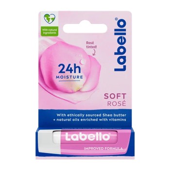 Labello soft rose lip balm ενυδάτωση χειλιών