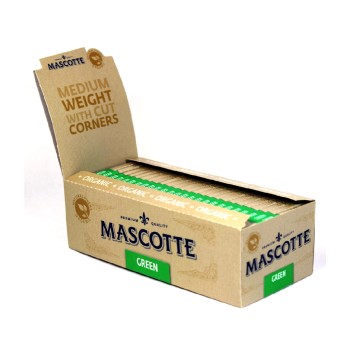 5x Mascotte green χαρτάκια με κομμένες γωνίες