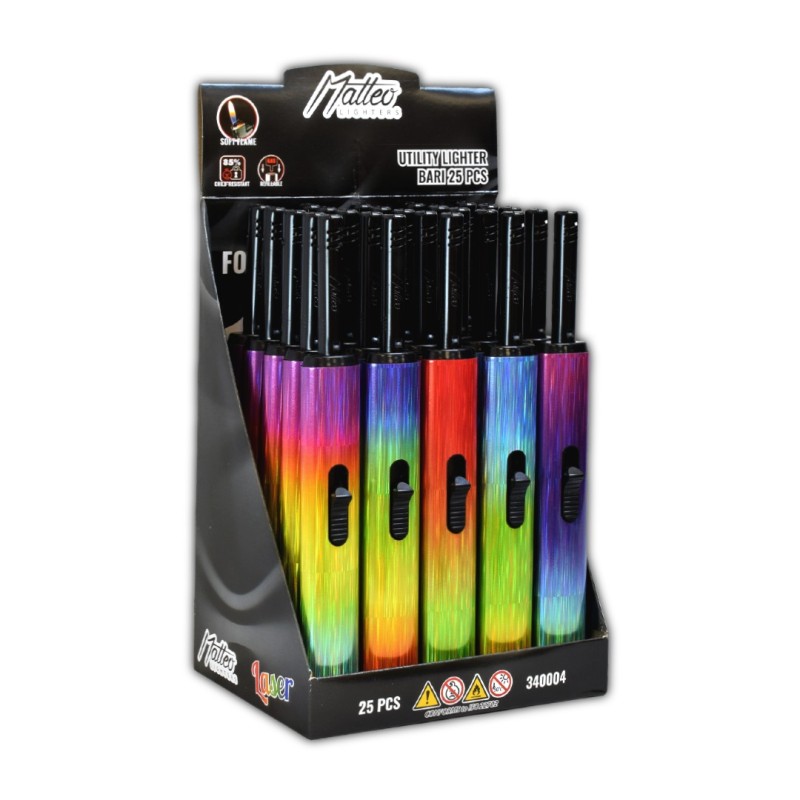 Matteo αναπτήρας μακρύς bari gradient laser rainbow mythical 340004 