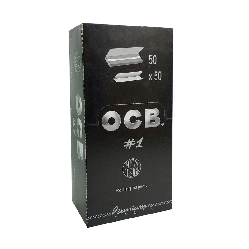 3x Ocb premium μαύρα χαρτάκια κανονικού μεγέθους