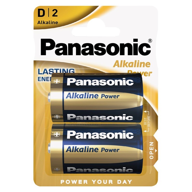 Panasonic bronze D αλκαλικές μπαταρίες 