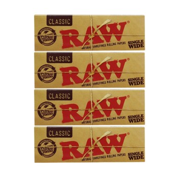 4x Raw classic single wide χαρτάκια