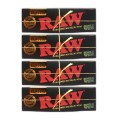 4x Raw black single wide χαρτάκια 