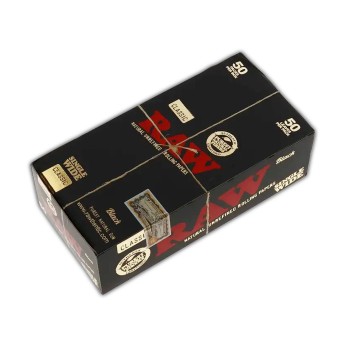 4x Raw black single wide χαρτάκια 