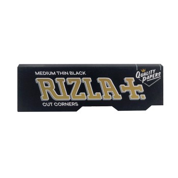 4x RIzla μαύρα χαρτάκια κανονικού μεγέθους