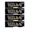 4x RIzla μαύρα χαρτάκια κανονικού μεγέθους