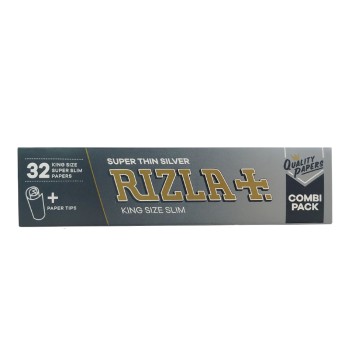 Rizla combi ασημί μεγάλα χαρτάκια+ φιλτράκια/τζιβάνες