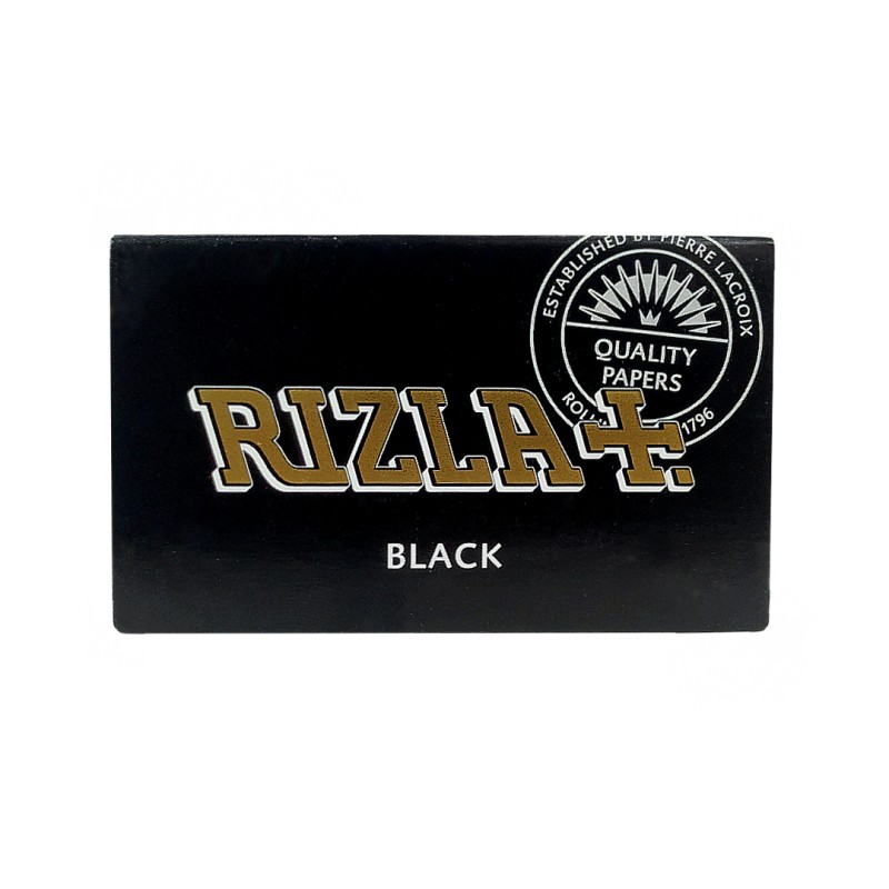 2x Rizla μαύρο διπλό χαρτάκι κανονικό