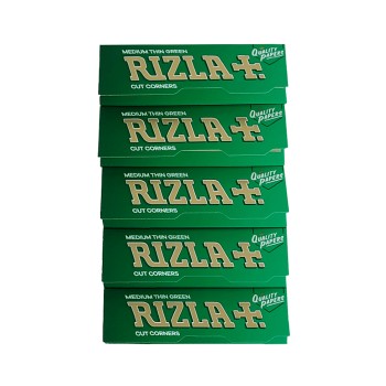 4x Rizla πράσινα χαρτάκια κανονικού μεγέθους