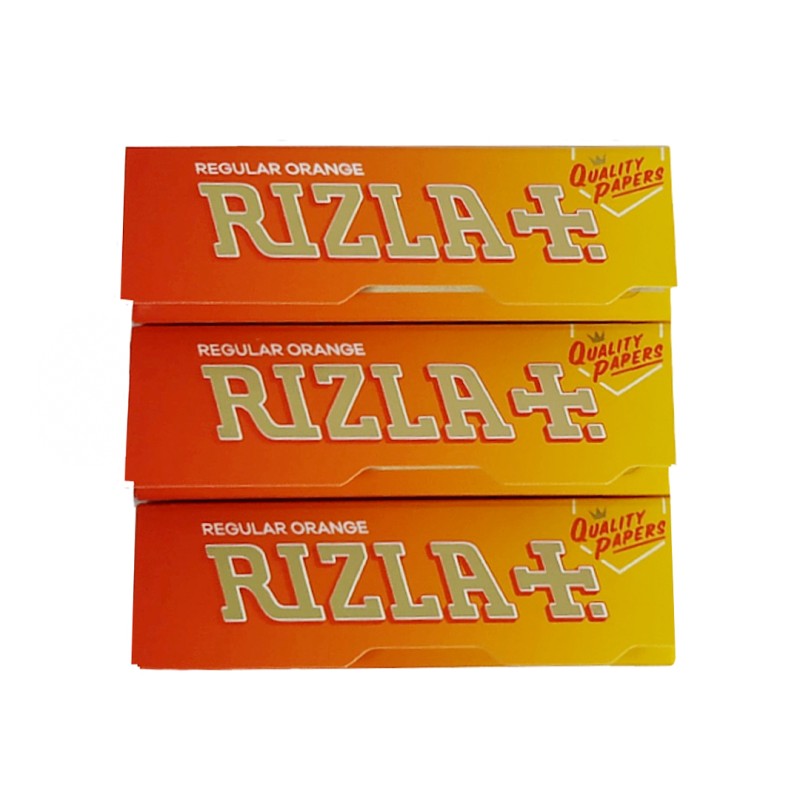 4x Rizla πορτοκαλί κανονικά χαρτάκια 
