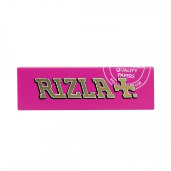4x Rizla thin ροζ κανονικά χαρτάκια