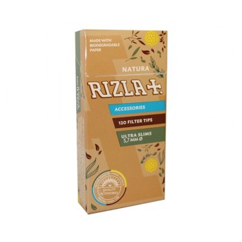 2x Rizla natura ultra slim 120 φιλτράκια 5.7mm