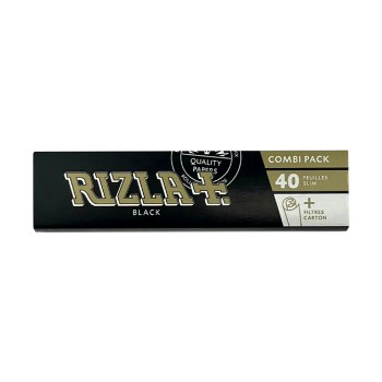 Rizla combi μαύρα μεγάλα χαρτάκια+ τζιβάνες