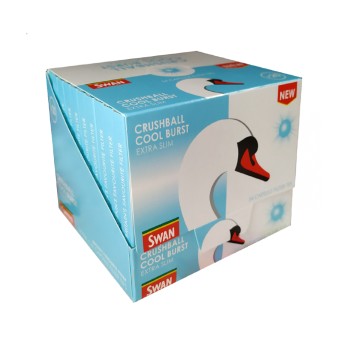 Swan φιλτράκια κάψουλες crushball cool burst extra slim 5.7mm