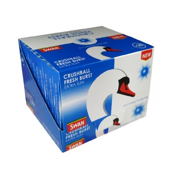 Swan φιλτράκια κάψουλες crushball fresh burst extra slim 5.7mm