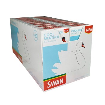 Swan extra slim cool menthol φιλτράκια μέντας 120 τεμαχίων