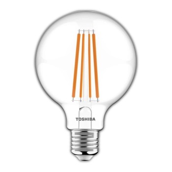 Toshiba Led Filament G95 E27 11W 2700K θερμό λευκό  