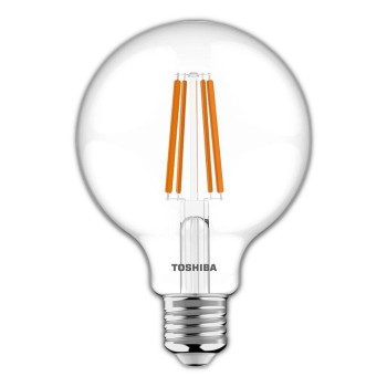 Toshiba Led Filament G95 E27 8.5W 2700K θερμό λευκό  