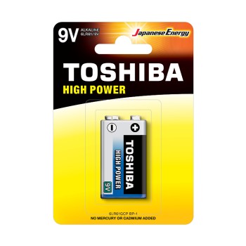 Toshiba 9V High power αλκαλική μπαταρία