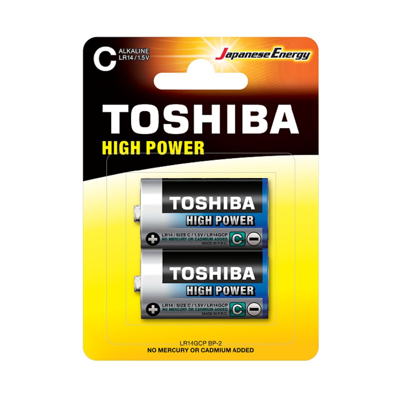 Toshiba C High power αλκαλικές μπαταρίες 