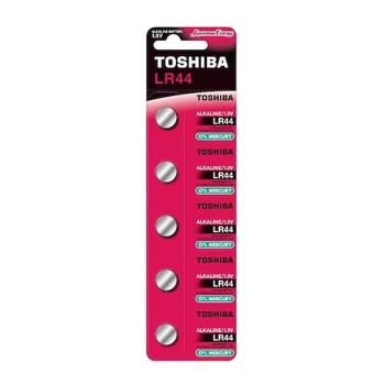 Toshiba LR44 αλκαλικές μπαταρίες κουμπιά 5τμχ 
