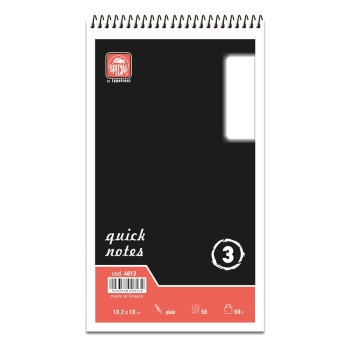 Quick Notes μπλοκ 10.2×18 λευκό No3