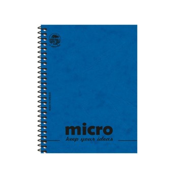 Mπλόκ σπιράλ 2 θεμάτων(9x12) 80 φύλλων micro 