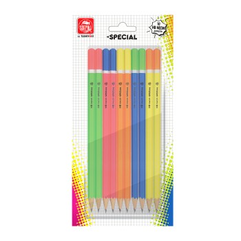 Μολύβια special neon HB 10τμχ Typotrust
