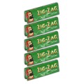 5x Zig Zag green κανονικά χαρτάκια 