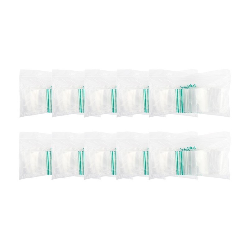 Amsterdam πράσινες zipper bags 40mm x 60mm ZB40605G 
