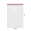 Amsterdam κόκκινες zipper bags 40mm x 60mm ZB40605R